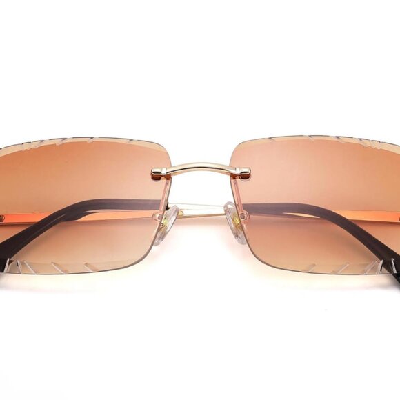 Mens Womens Sunglasses Hip Hop Style Brown Lens Retro Classic Outdoor Shades - Picture 4 of 5